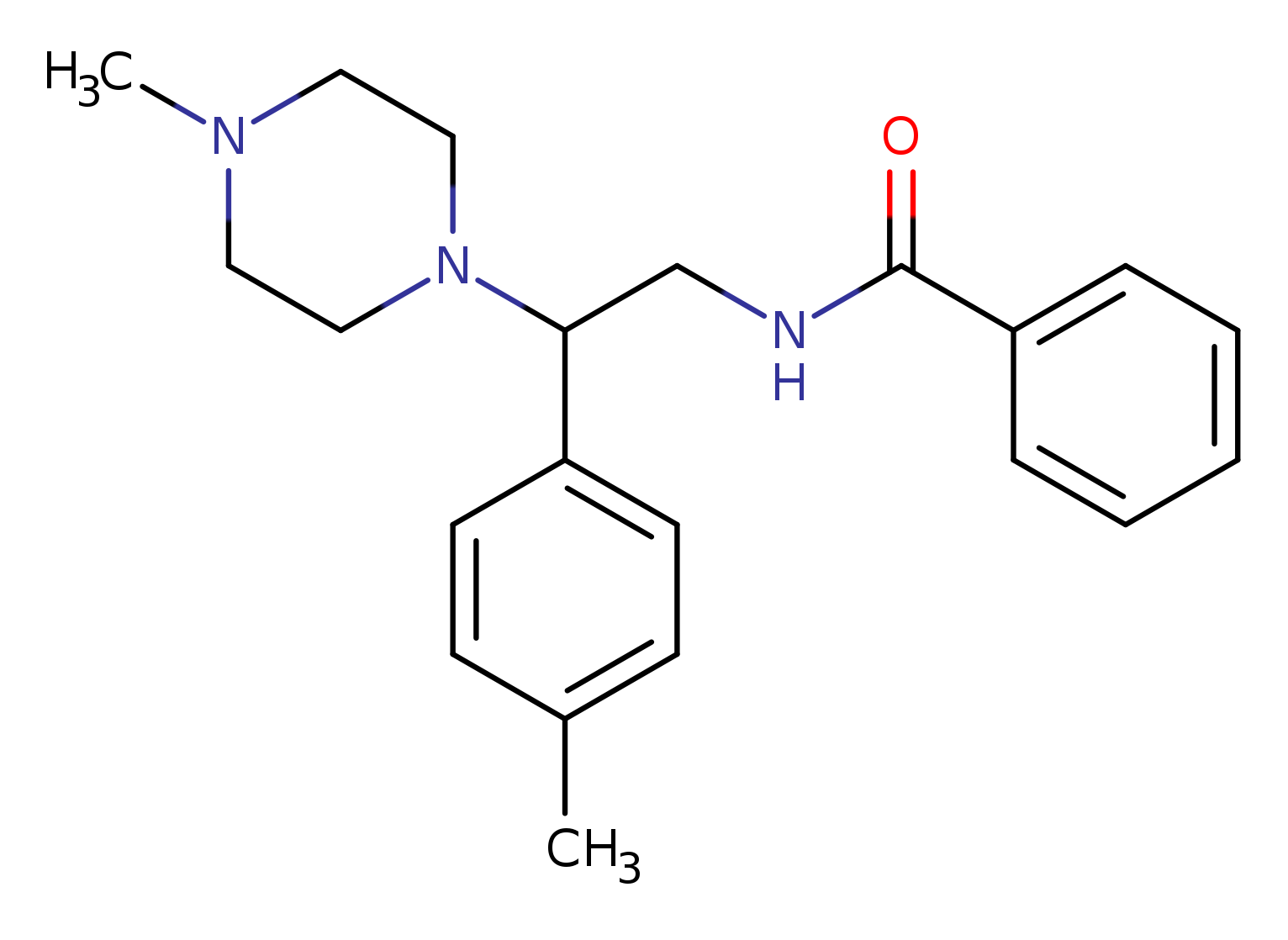 N-[2-(4-methylphenyl)-2-(4-methylpiperazin-1-yl)ethyl]benzamide