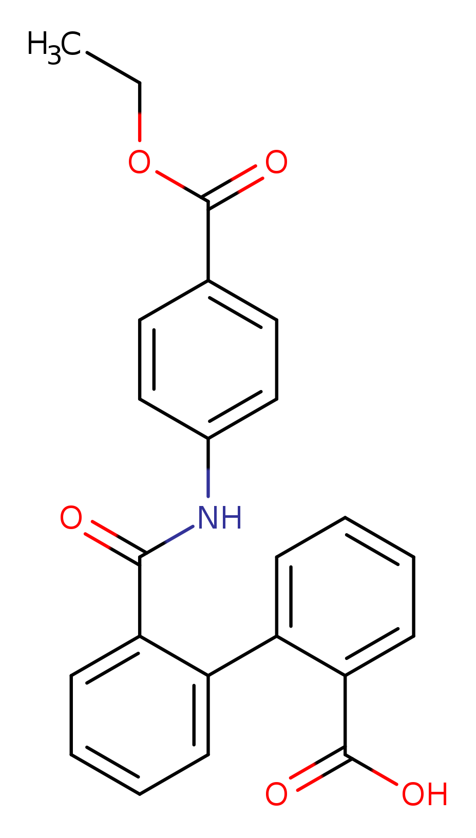 2'-{[4-(ethoxycarbonyl)phenyl]carbamoyl}-[1,1'-biphenyl]-2-carboxylic acid