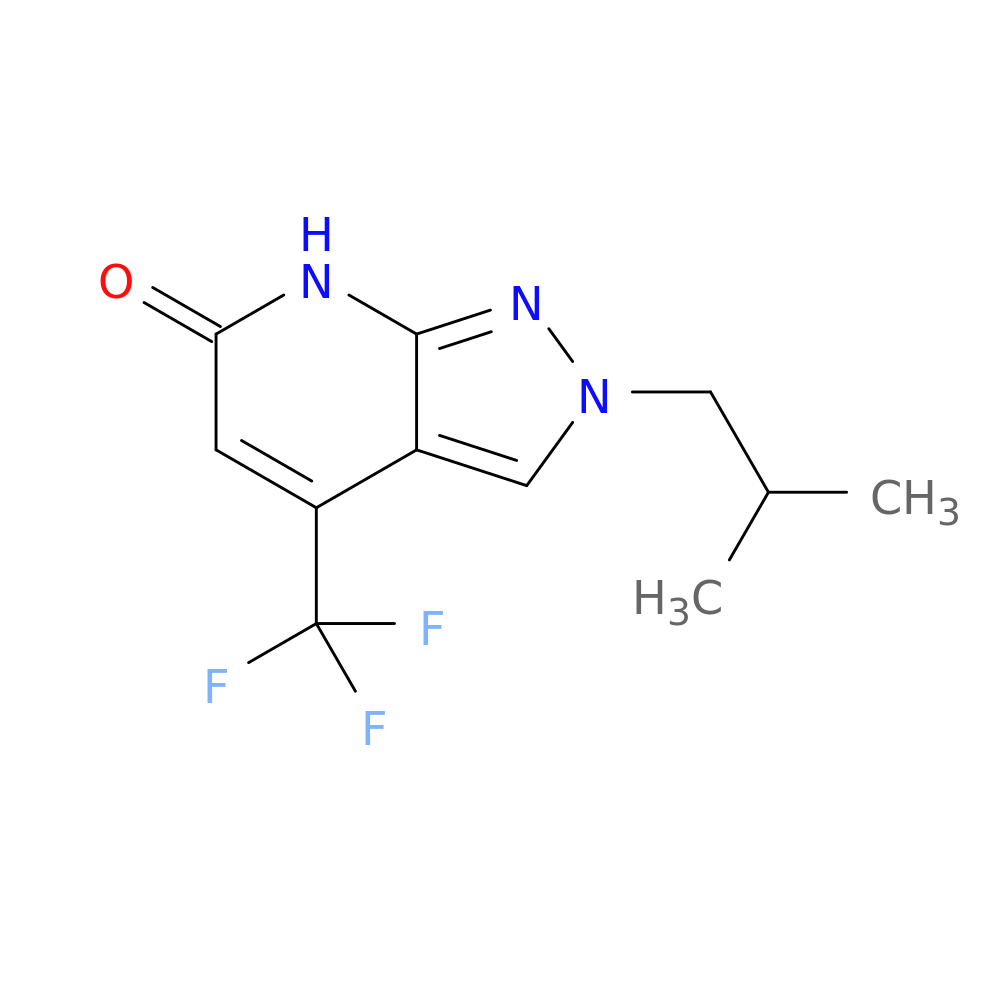 2-Isobutyl-4-(trifluoromethyl)-2H-pyrazolo[3,4-b]pyridin-6(7H)-one