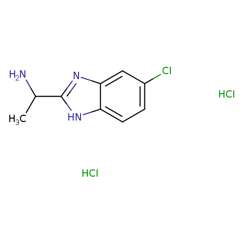 1-(5-chloro-1H-1,3-benzodiazol-2-yl)ethan-1-amine dihydrochloride
