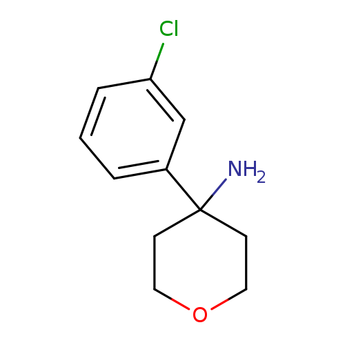 4-(3-Chlorophenyl)tetrahydro-2H-pyran-4-amine