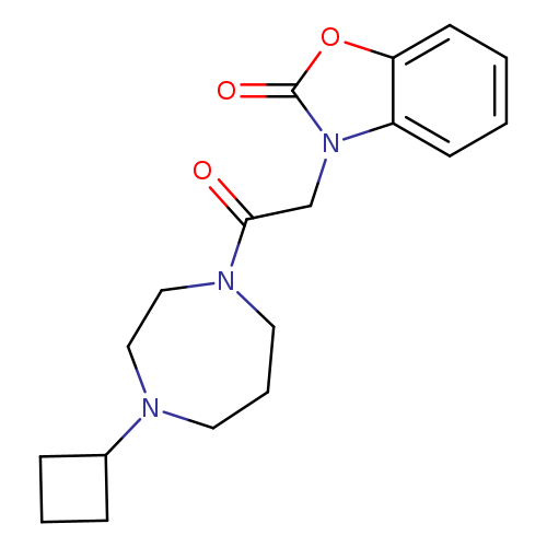 3-[2-(4-cyclobutyl-1,4-diazepan-1-yl)-2-oxoethyl]-2,3-dihydro-1,3-benzoxazol-2-one