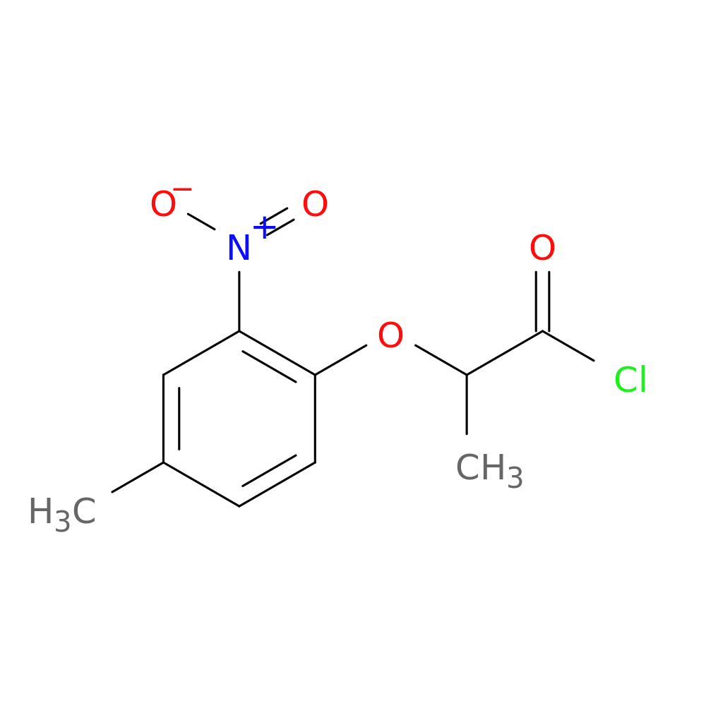 2-(4-Methyl-2-nitrophenoxy)propanoyl chloride