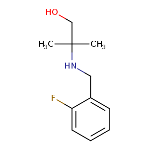 2-[(2-fluorobenzyl)amino]-2-methyl-1-propanol