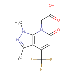 2-(1,3-Dimethyl-6-oxo-4-(trifluoromethyl)-1H-pyrazolo[3,4-b]pyridin-7(6H)-yl)acetic acid