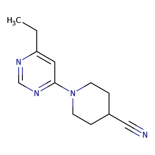 1-(6-ethylpyrimidin-4-yl)piperidine-4-carbonitrile