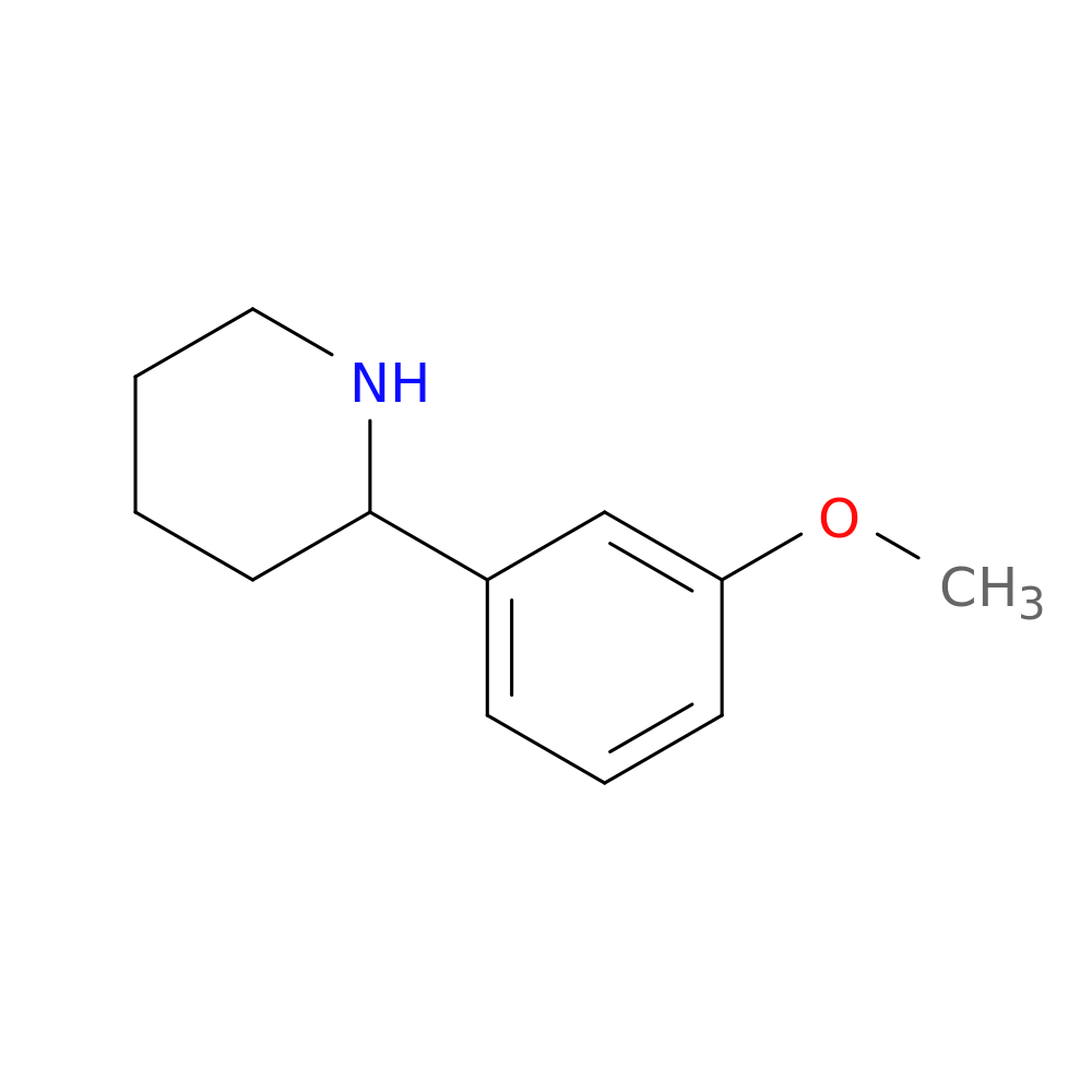 2-(3-Methoxyphenyl)piperidine