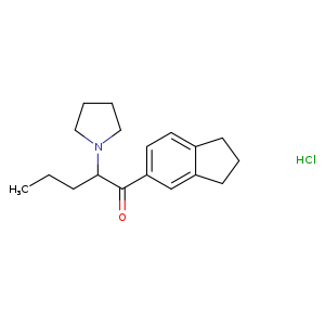 1-(2,3-dihydro-1H-inden-5-yl)-2-(pyrrolidin-1-yl)pentan-1-one,monohydrochloride