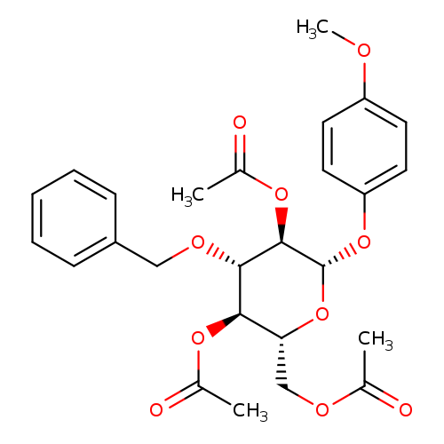 4-Methoxyphenyl 2,4,6-Tri-O-acetyl-3-O-benzyl-beta-D-glucopyranoside