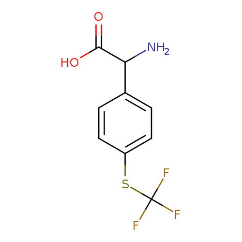 2-amino-2-{4-[(trifluoromethyl)sulfanyl]phenyl}acetic acid