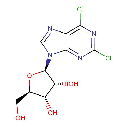 (2R,3R,4S,5R)-2-(2,6-Dichloro-9H-purin-9-yl)-5-(hydroxymethyl)tetrahydrofuran-3,4-diol