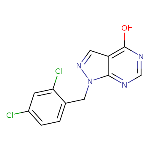 1-[(2,4-dichlorophenyl)methyl]-1H-pyrazolo[3,4-d]pyrimidin-4-ol