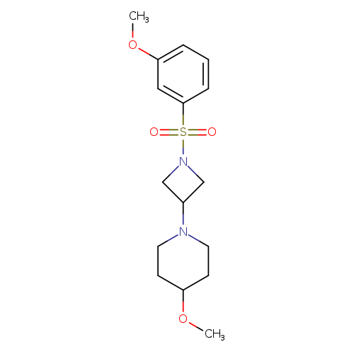 4-methoxy-1-[1-(3-methoxybenzenesulfonyl)azetidin-3-yl]piperidine