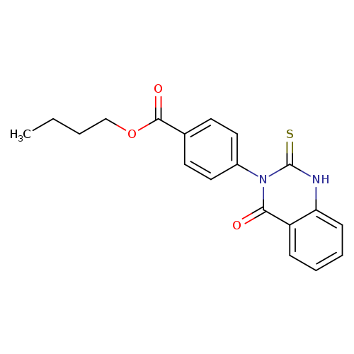 butyl 4-(4-oxo-2-sulfanylidene-1,2,3,4-tetrahydroquinazolin-3-yl)benzoate