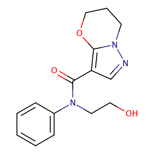 N-(2-hydroxyethyl)-N-phenyl-5H,6H,7H-pyrazolo[3,2-b][1,3]oxazine-3-carboxamide