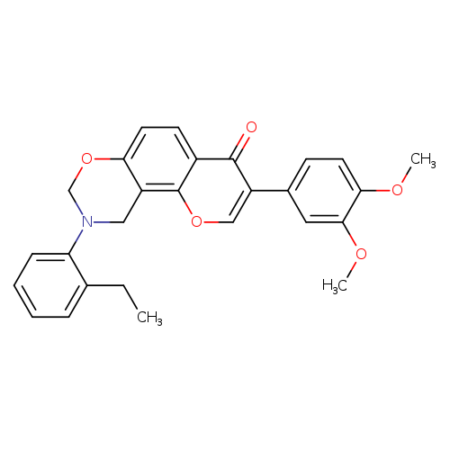 3-(3,4-dimethoxyphenyl)-9-(2-ethylphenyl)-4H,8H,9H,10H-chromeno[8,7-e][1,3]oxazin-4-one