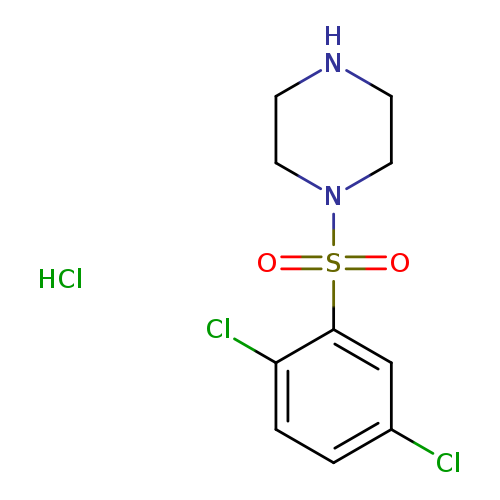1-[(2,5-DICHLOROPHENYL)SULFONYL]PIPERAZINE HYDROCHLORIDE
