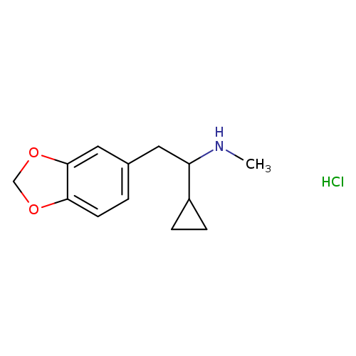 α-cyclopropyl-N-methyl-1,3-benzodioxole-5-ethanamine,monohydrochloride