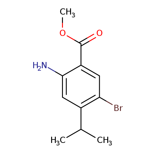 Benzoic acid, 2-amino-5-bromo-4-(1-methylethyl)-, methyl ester