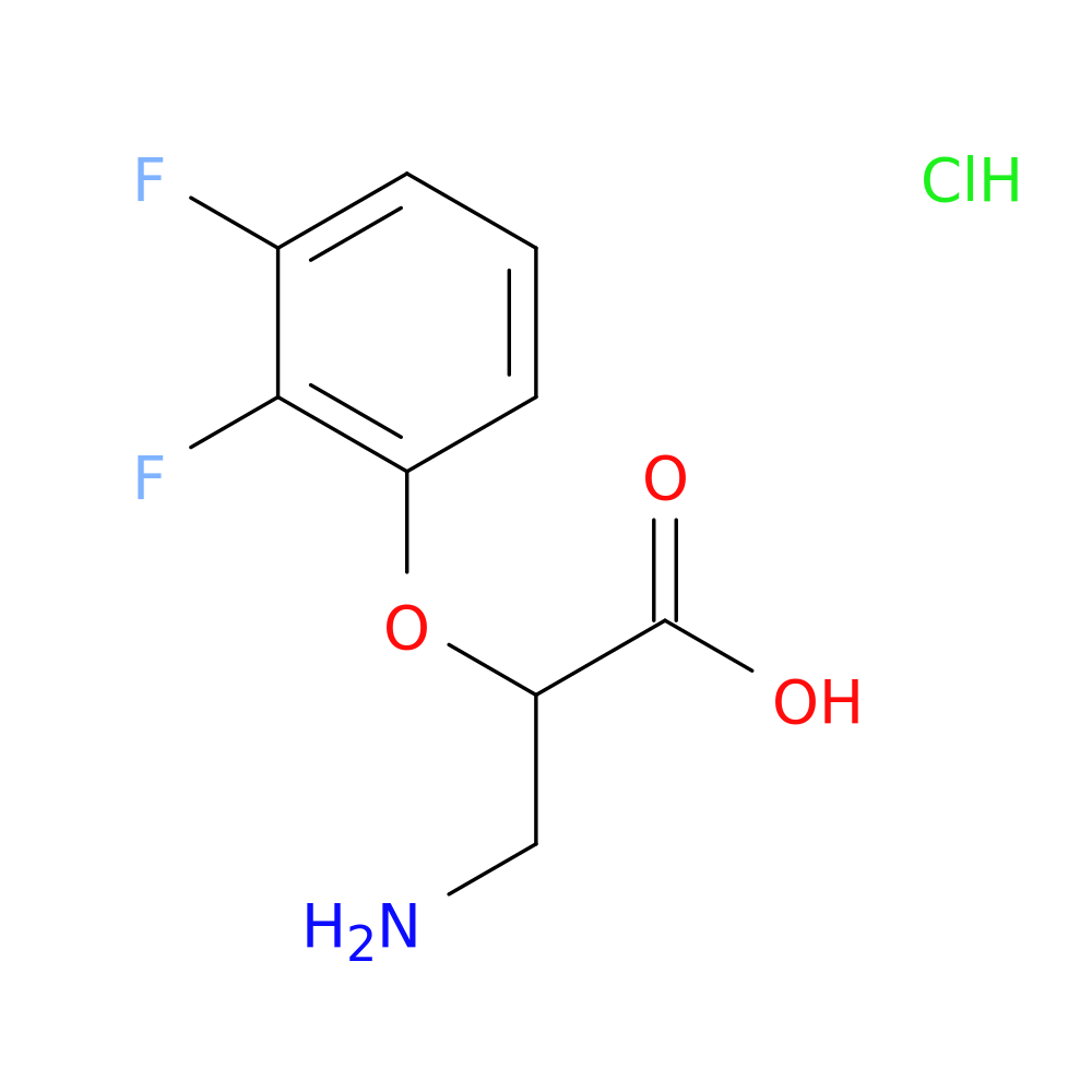 3-amino-2-(2,3-difluorophenoxy)propanoic acid hydrochloride