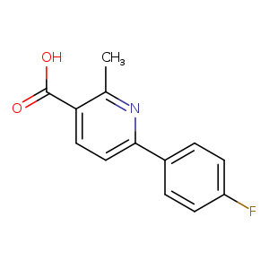 6-(4-Fluorophenyl)-2-methylpyridine-3-carboxylic acid