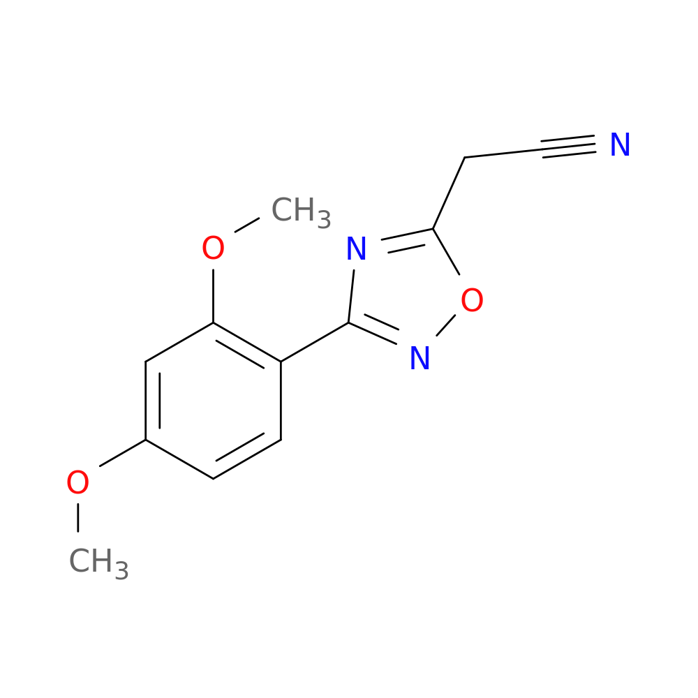 [3-(2,4-Dimethoxyphenyl)-1,2,4-oxadiazol-5-yl]acetonitrile