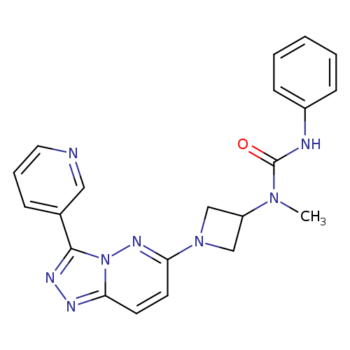 3-methyl-1-phenyl-3-{1-[3-(pyridin-3-yl)-[1,2,4]triazolo[4,3-b]pyridazin-6-yl]azetidin-3-yl}urea