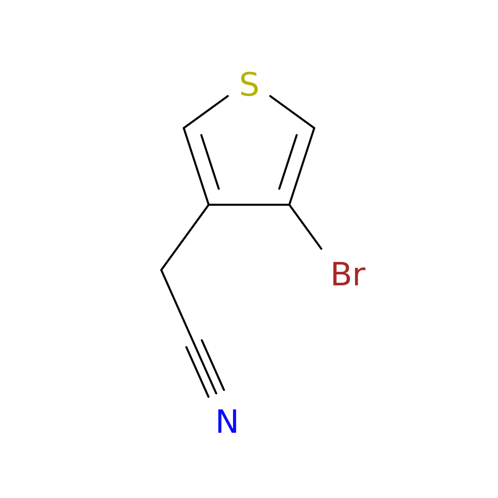 2-(4-bromothiophen-3-yl)acetonitrile