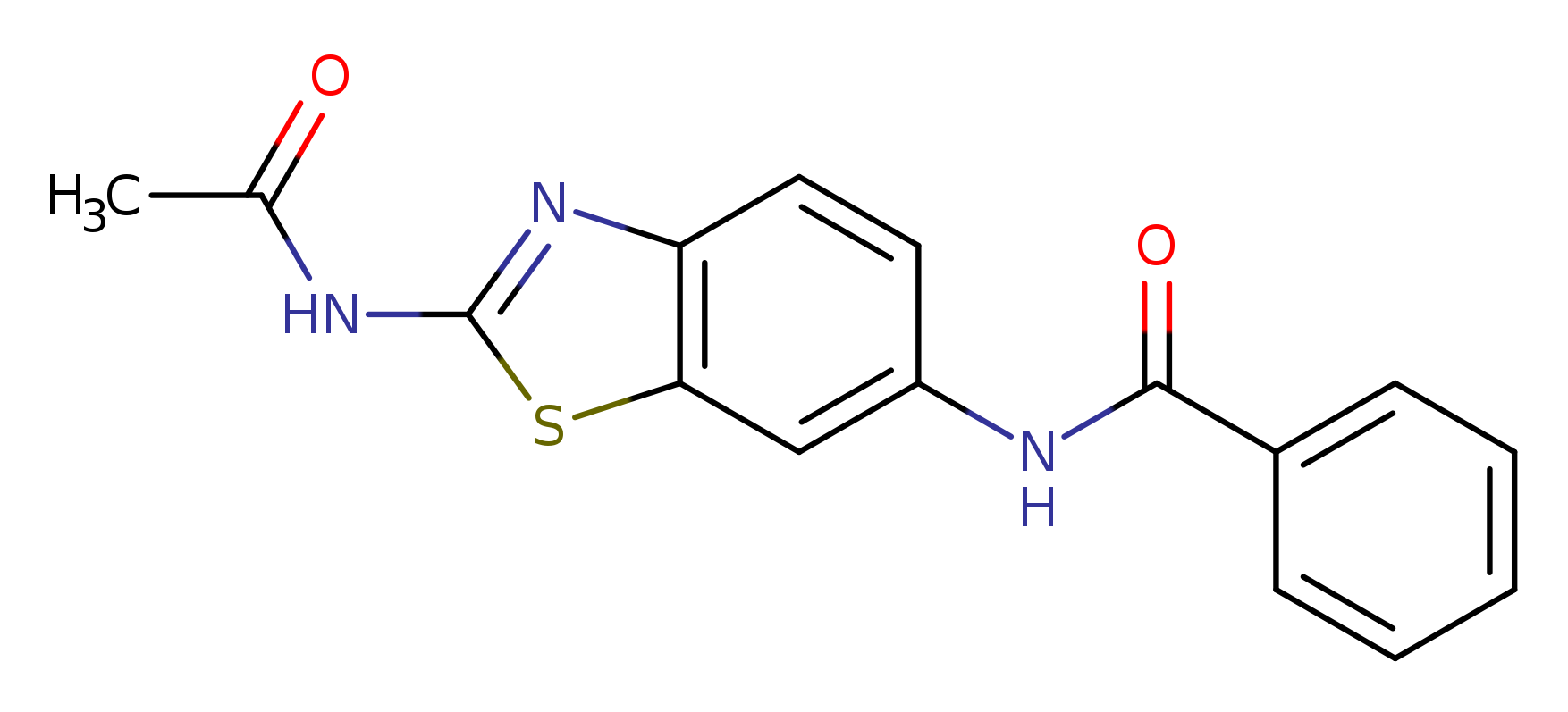 N-(2-acetamido-1,3-benzothiazol-6-yl)benzamide