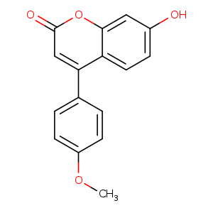 2H-1-Benzopyran-2-one, 7-hydroxy-4-(4-methoxyphenyl)-
