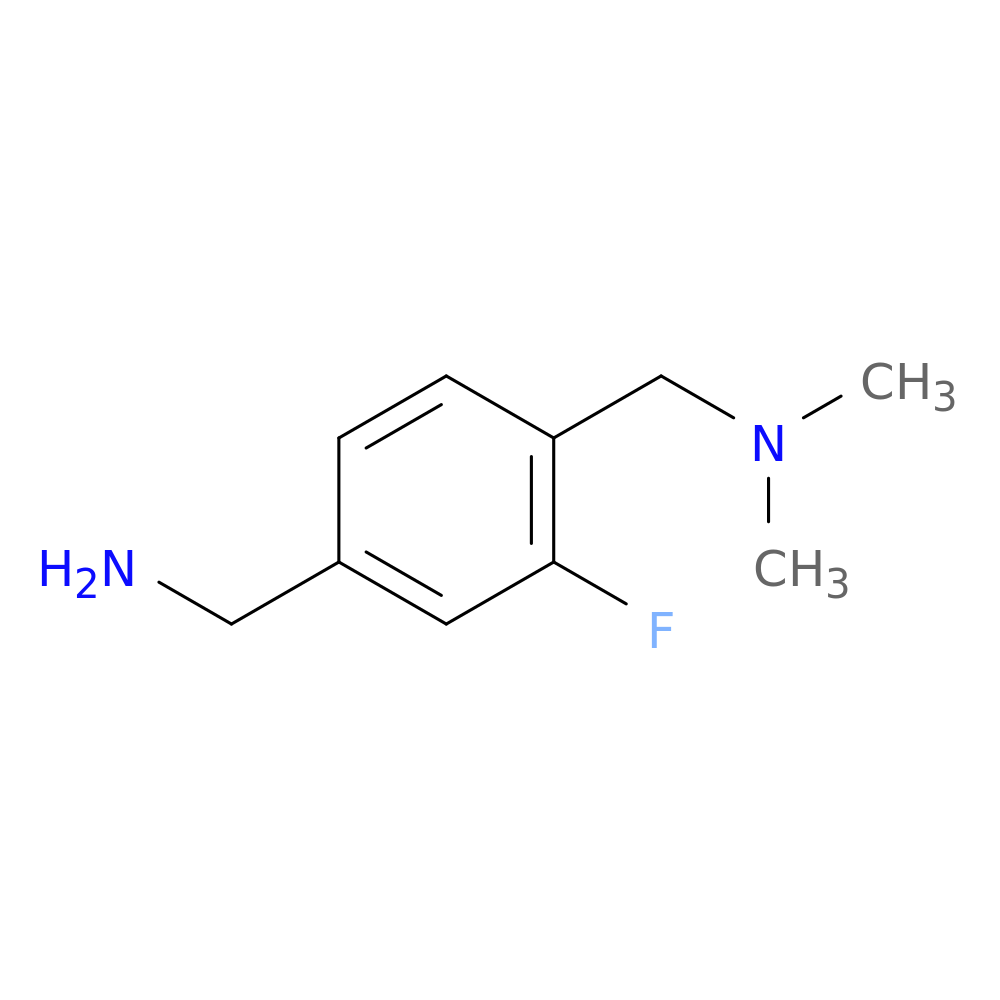 {4-[(dimethylamino)methyl]-3-fluorophenyl}methanamine