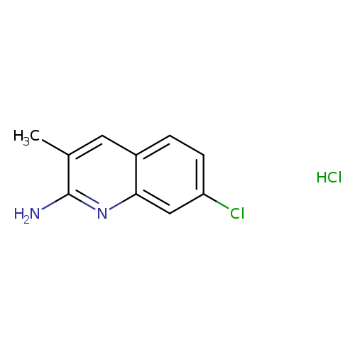 2-Quinolinamine, 7-chloro-3-methyl-, hydrochloride (1:1)