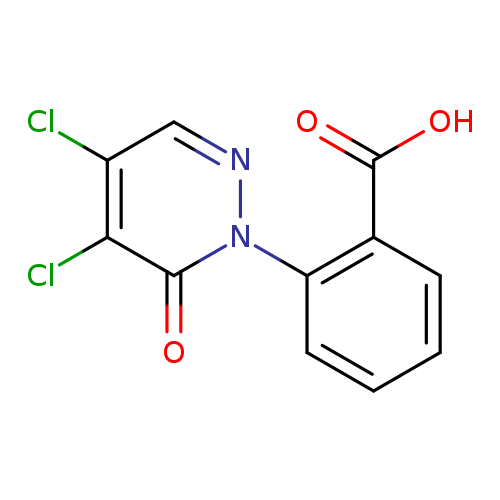 2-(4,5-dichloro-6-oxo-1,6-dihydropyridazin-1-yl)benzoic acid