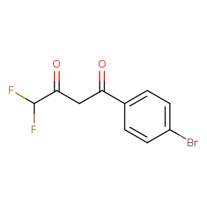 1-(4-bromophenyl)-4,4-difluorobutane-1,3-dione