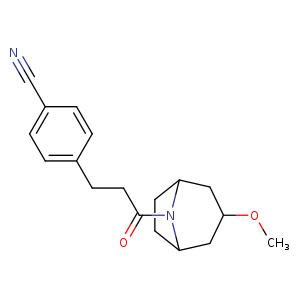 4-(3-{3-methoxy-8-azabicyclo[3.2.1]octan-8-yl}-3-oxopropyl)benzonitrile