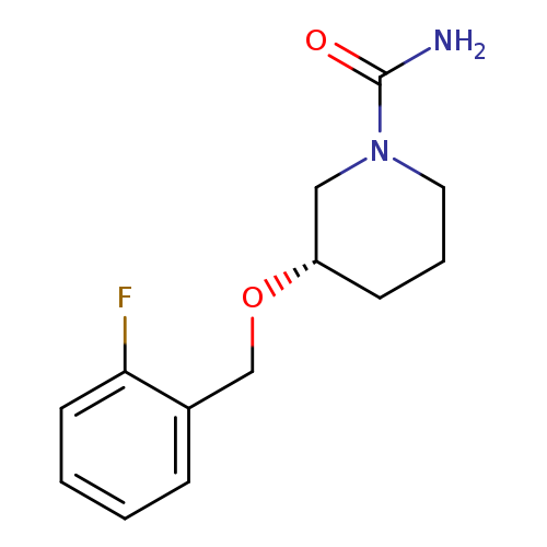 (3S)-3-[(2-fluorophenyl)methoxy]piperidine-1-carboxamide