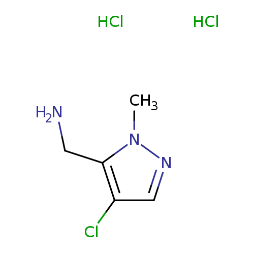 (4-Chloro-1-methyl-1h-pyrazol-5-yl)methanamine dihydrochloride