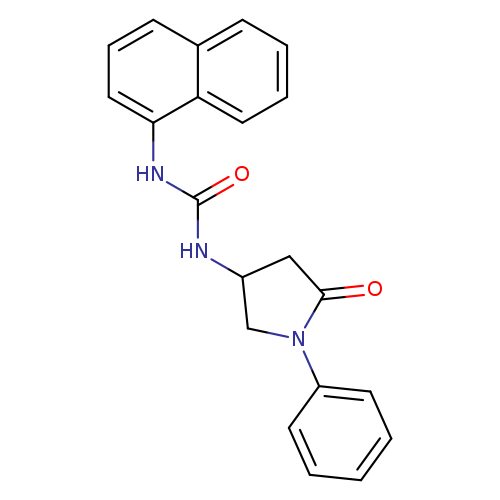 1-(naphthalen-1-yl)-3-(5-oxo-1-phenylpyrrolidin-3-yl)urea