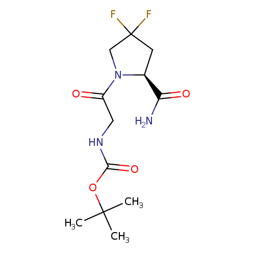 (S)-tert-butyl(2-(2-carbamoyl-4,4-difluoropyrrolidin-1-yl)-2-oxoethyl)carbamate