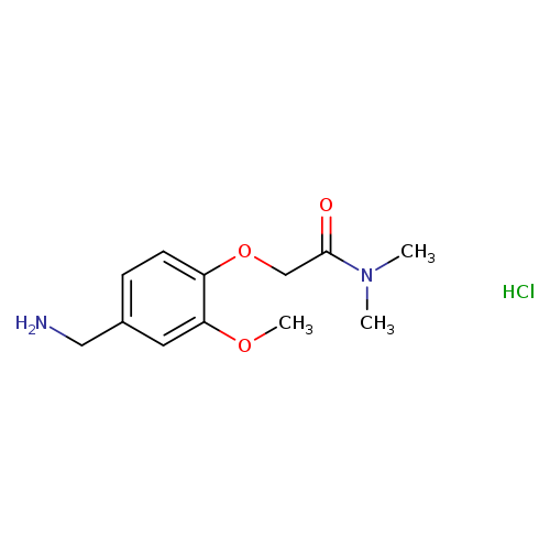 2-[4-(aminomethyl)-2-methoxyphenoxy]-N,N-dimethylacetamide hydrochloride
