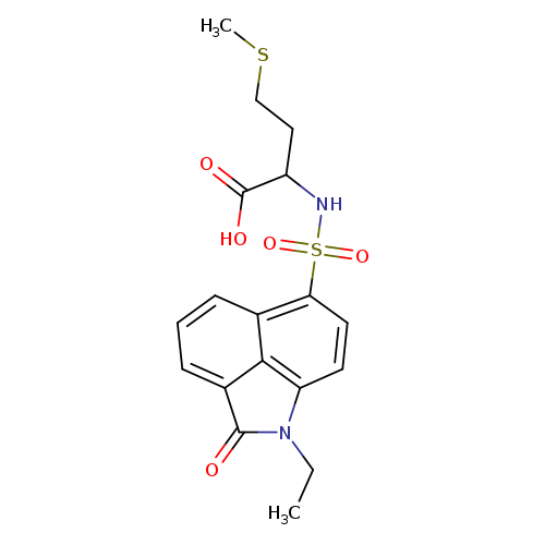2-(1-Ethyl-2-oxo-1,2-dihydro-benzo[cd]indole-6-sulfonylamino)-4-methylsulfanyl-butyric acid