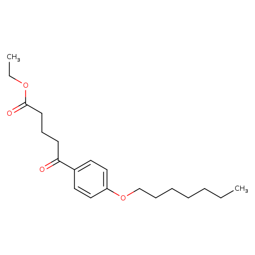 Ethyl 5-(4-heptyloxyphenyl)-5-oxovalerate