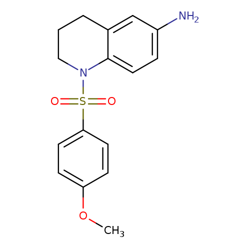 1-[(4-METHOXYPHENYL)SULFONYL]-1,2,3,4-TETRAHYDROQUINOLIN-6-AMINE
