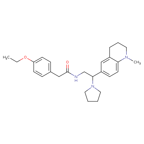 2-(4-ethoxyphenyl)-N-[2-(1-methyl-1,2,3,4-tetrahydroquinolin-6-yl)-2-(pyrrolidin-1-yl)ethyl]acetamide