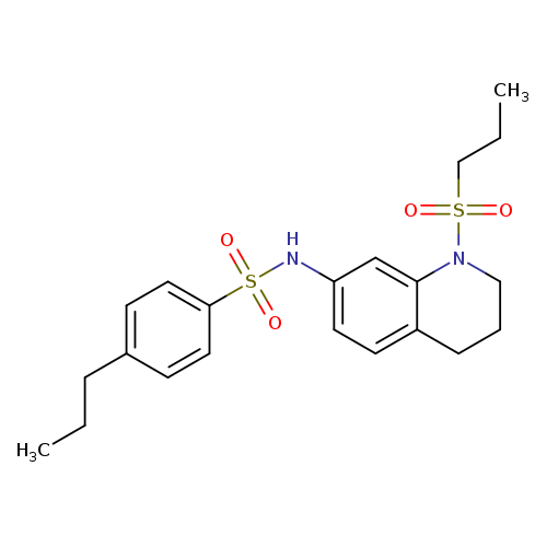 N-[1-(propane-1-sulfonyl)-1,2,3,4-tetrahydroquinolin-7-yl]-4-propylbenzene-1-sulfonamide