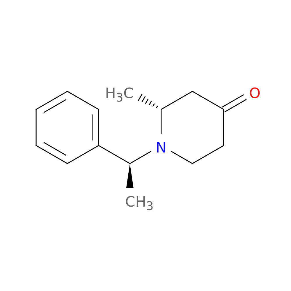 (R)-2-Methyl-1-((S)-1-phenylethyl)piperidin-4-one