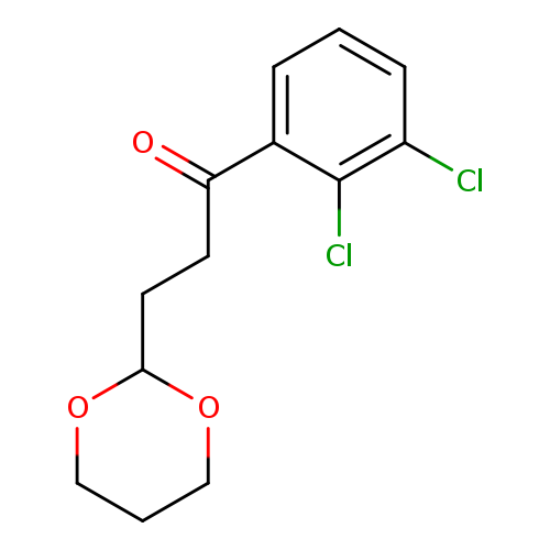 2',3'-Dichloro-3-(1,3-dioxan-2-yl)propiophenone