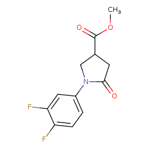 methyl 1-(3,4-difluorophenyl)-5-oxopyrrolidine-3-carboxylate