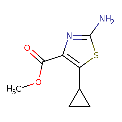 methyl 2-amino-5-cyclopropyl-1,3-thiazole-4-carboxylate
