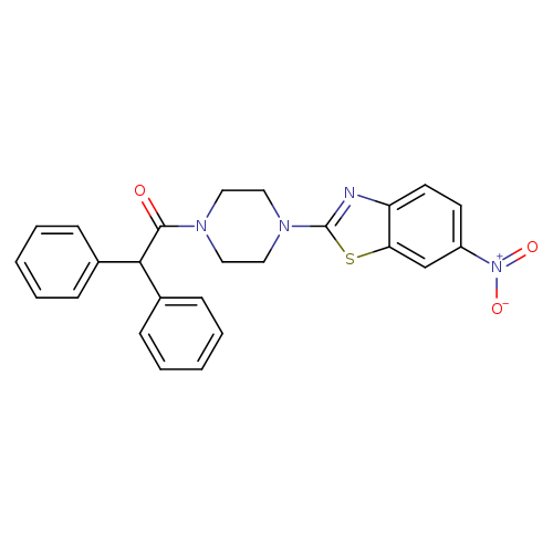 1-[4-(6-nitro-1,3-benzothiazol-2-yl)piperazin-1-yl]-2,2-diphenylethan-1-one